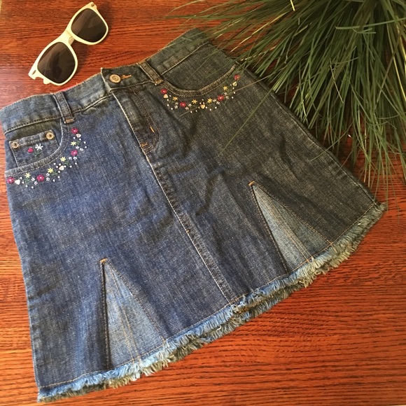 GAP Other - NWT GAP Girls Denim Jean Skirt Size 8 Stretch